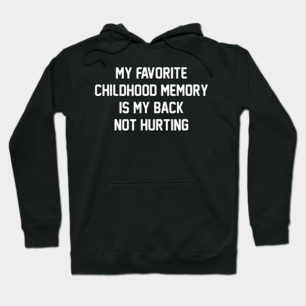 Funny Old Old Birthday Back Not Hurting Hoodie by deptrai0023
